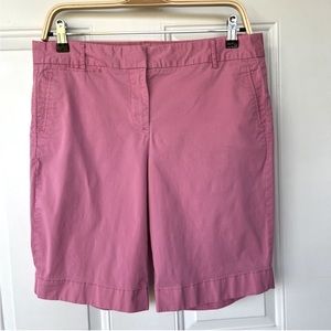 J.Crew, pink Bermuda shorts stretch summer weight Chino size 0